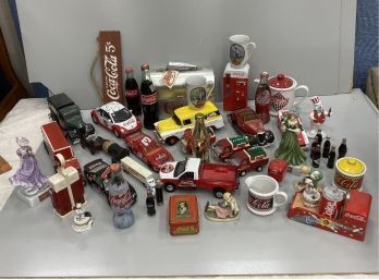 Large And Varied Collection Coca Cola Related Items
