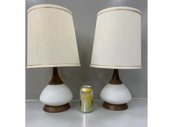 Pair Mid Century Table Lamps