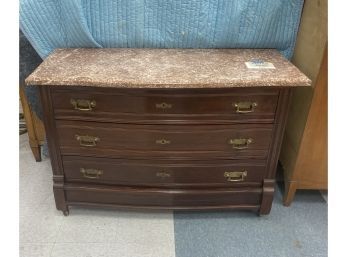 Antique Victorian Marble Top Dresser