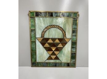 Hanging Stained Glass Panel