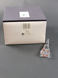 Swarovski Bottle Stopper Siam With Box - Red Crystal