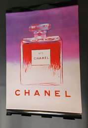Super Rare Instore Advertising Poster Andy Warhol -glossy 20x30 - Chanel