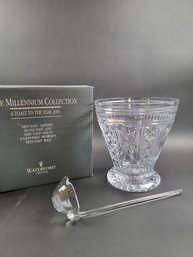 Waterford Crystal Millennium Series Large Champagne Ice Bucket 10inch  Punch Bowl  - In Box