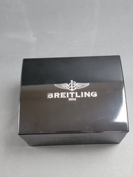 Brietling Presentation Case In Bakelite - Box Only - Yellow Box In Fair Condition