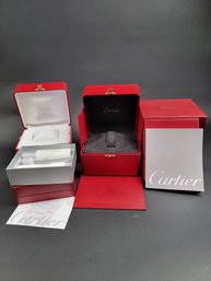 Two Cartier Gift Boxes  - Two Cartier Cleaning Kits