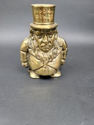 Transvaal Money Bank Paul Kruger Heavy Brass Made In England