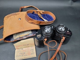 Skyline 7x35 No 122814 Extra Wide Field Coated Binoculars Vintage