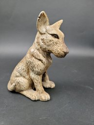 Dog Bank - Cast Iron - About 6.5 Inches Tall Vintage