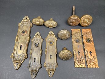 Brass Door Hardware - Door Plates And Door Knobs