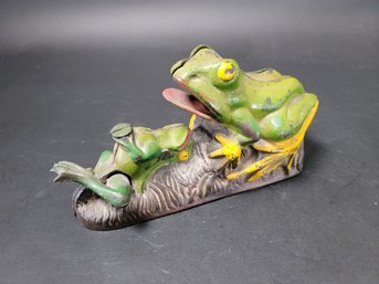 Frog Mechanical Bank - No Plug