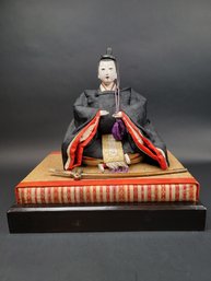 Meiji Samurai Doll (we Think)  Very Old Doll  - Finely Crafted - Antique - Includes Sword Shown - See All