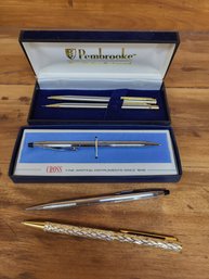 Cross Pens And Pembrooke Pen & Pencil Set