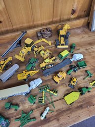 Die Cast Tractor And Truck Lot