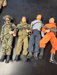 G. I. Joe Action Figure Lot #4  4 Figures And Equipment