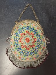 Antique Beaded Purse In Box