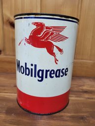 Vintage Mobilgrease 5lb Can Full