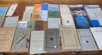Ephemera Lot 23 Pieces  Booklets And Pamphlets