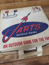 Vintage Set Of Jarts Metal Tip Lawn Game