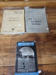 Lot Of Three Military Books Ephemera