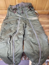 Vintage Military Cold Weather Lined Flight Pants Pilot Gear