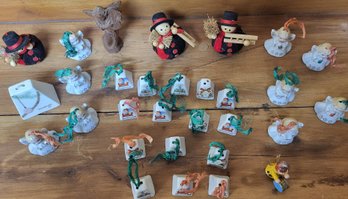 23 Pieces Of Vintage Christmas Ornaments And Christmas Decorations