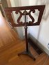 Wooden Music Stand, Adjustable, 45' At Shortest
