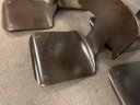 Lot Of (6) MidCentury Style Seats, No Legs, Three Of Them Are Marked Donghia; Different Color Staining, Some Have Chips & Scratches