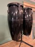 Pair Of Cosmic Percussion Congas W/ Stand