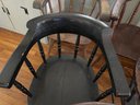 Lot Of (7) Captain's Chairs, Poor Condition: Worn, Stained, Cracks