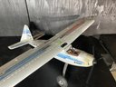 Gly Beam H-King Assembles Styrofoam Aircraft; Cond
