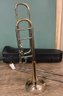 Bb Trombone Lacquered, Missing Mouth Piece