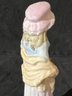 Lot Of 4 Figurines, (2) Bisque & (2) Porcelain, All Approx. 7' Tall