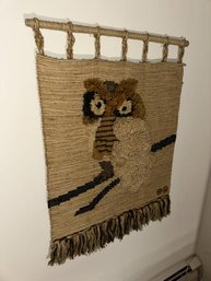 Owl Hanging Rug, 3' Tall X 27' Wide