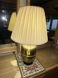 Table Lamp, Brass, 25' To Top Of Shade