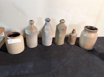 Pottery Crocks & Bottles