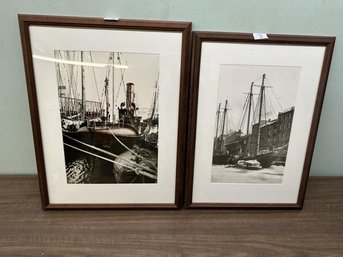 Lot Of (2) Matted  Image' 18'x13' & 17'x10.5'