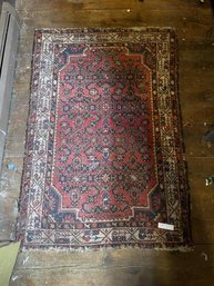 Scatter Rug, Poor Condition, 61'x41'