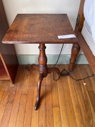 Candlestick Table With 14.5' Square Top & 24' Tall
