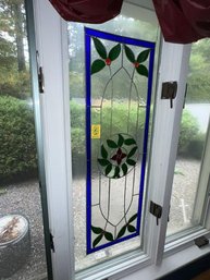 Two Piece Stained Glass, Hanging