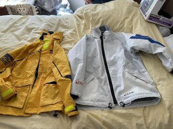 Gil & Crew Foul Weather Gear Jackets, Size Small & Medium