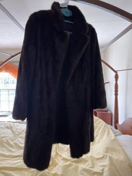 Ladies Fur Coat, Small, Monogrammed On Inside S.Y.H.