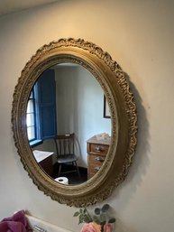 Oval Wall Hanging Mirror 35.5'x30'