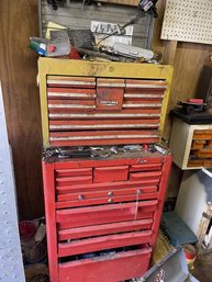 Craftsman Stacking Tool Box With Contents;  All In Poor Condition