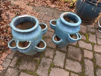 Pair Of Strawberry Pots 19'Tall