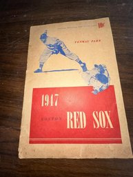 1947 Red Sox Program VS Philadelphia, Some Rips