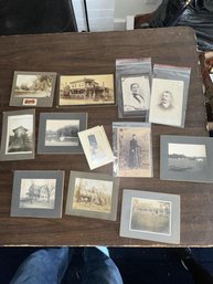 Lot Of Various Photographs, Assorted Paper Goods, Group Of Mining Cigarette Cards