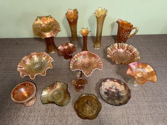 Lot Of Assorted Carnival Glass