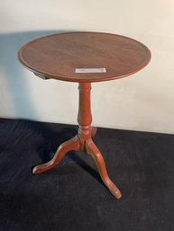 Candle Stick Stand, Modern, Some Cracking &  Staining, 26.5' Tall & 18' Diameter