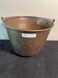 Large Copper Pot With Handles 17' Diameter &  11.5' Tall
