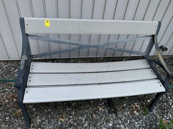 Bench: Plastic & Metal